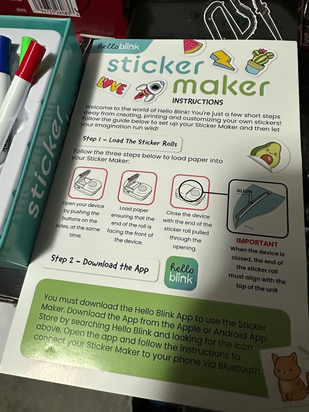 Blue Sticker Maker - Picture 4 of 5